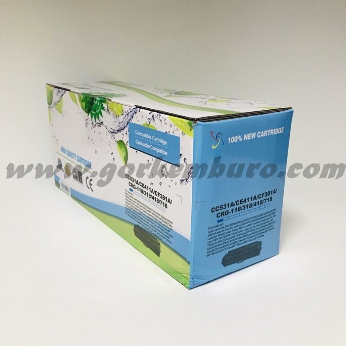 Canon LBP7210Cdn Muadil Toner MAVİ / CRG718