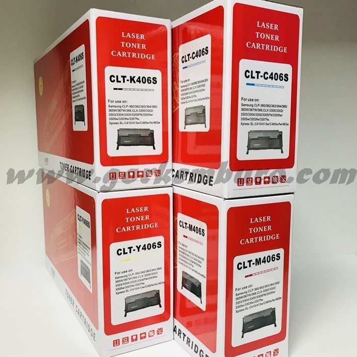 Samsung CLX3305FW Toner Muadil TAKIM / CLT-K406S