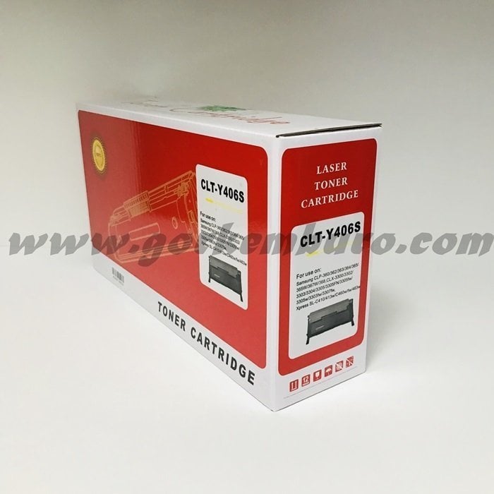 Samsung C460W Toner Muadil SARI / CLT-Y406S