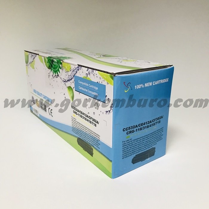 Hp CE412A,305A,CC532A,304A,CRG718 Muadil Toner SARI