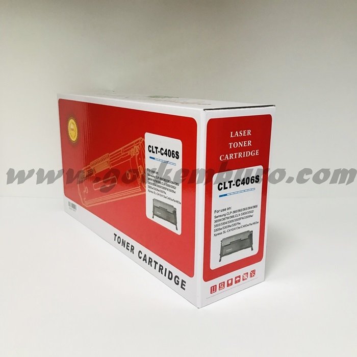 Samsung CLT-C406S Muadil Toner MAVİ Mavi